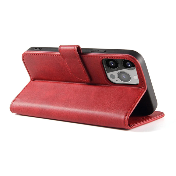 A-One Brand - Galaxy S23 Ultra Plånboksfodral Magnet Kickstand - Röd