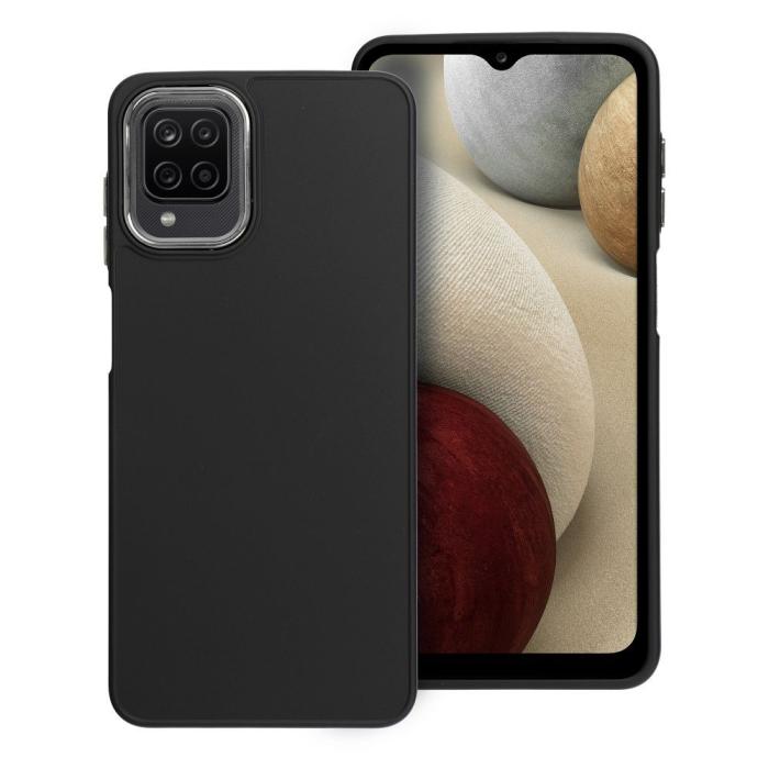 OEM - FRAME skal för Samsung A12 svart