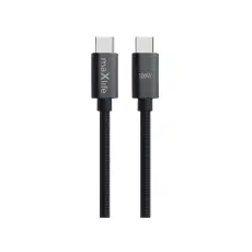 Maxlife - Maxlife USB-C - USB-C Kabel 1 m 100W - Svart