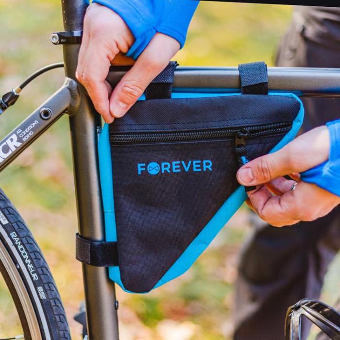 Forever Outdoor - Forever Outdoor Cykelramsväska FB-100 - Svart/Blå