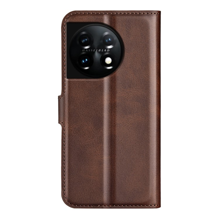 A-One Brand - OnePlus 11 5G Plånboksfodral Calf Texture Flip - Coffee