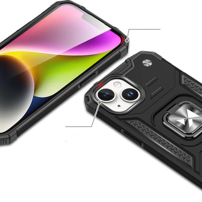 Wozinsky - Wozinsky iPhone 15 Ringhållare Mobilskal - Rosa