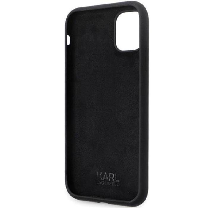 KARL LAGERFELD - KARL LAGERFELD iPhone 11/XR Mobilskal Silikon C Metal Pin