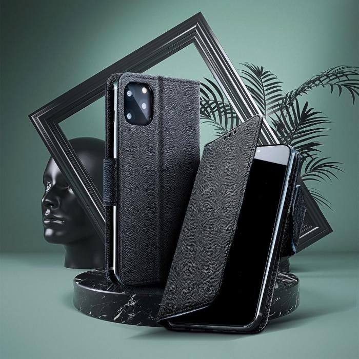 OEM - Galaxy S10e Plånboksfodral Fancy Eco Läder - Svart