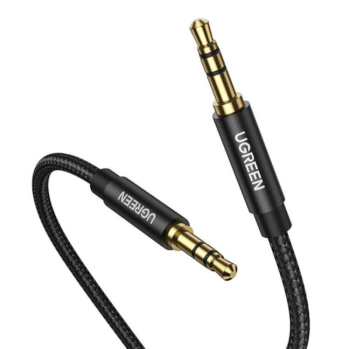 Ugreen - Ugreen Ljudkabel 2 x Minijack 3.5 mm 2m - Svart