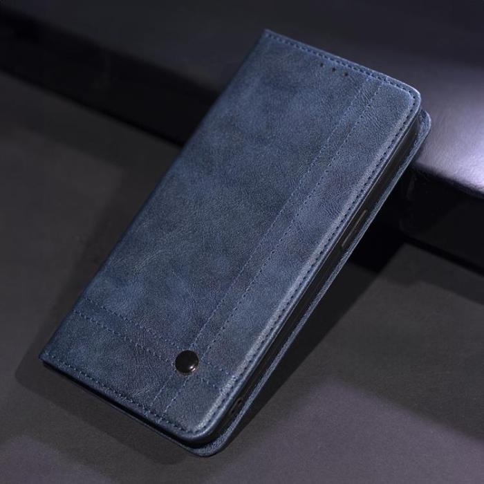 A-One Brand - Galaxy A15 5G/4G Plånboksfodral Smart Seam - Marinblå