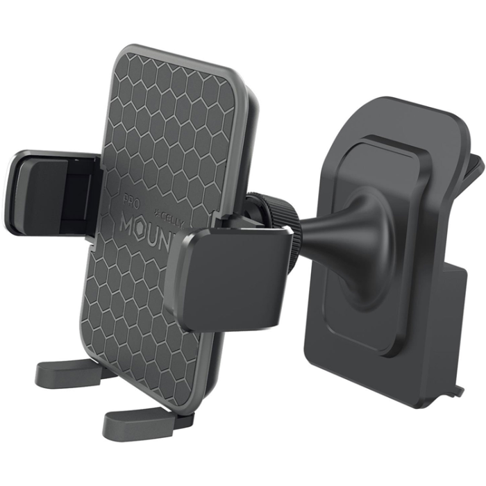 Celly - CELLY Mobilhållare Magnetisk För Tesla Model X, Y, 3, S - Svart