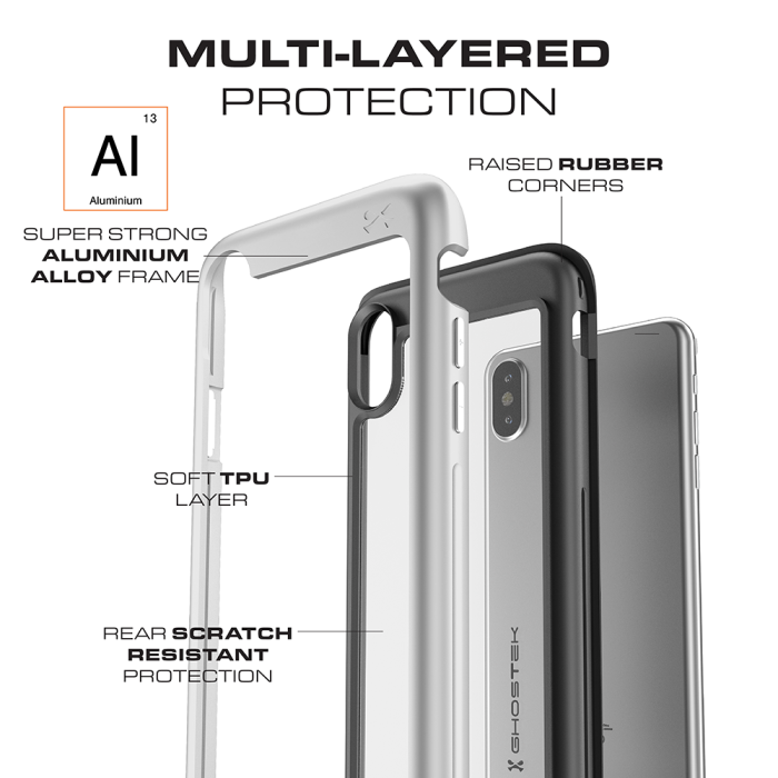 Ghostek - Ghostek Atmoic Slim Skal till Apple iPhone XS / X - Guld