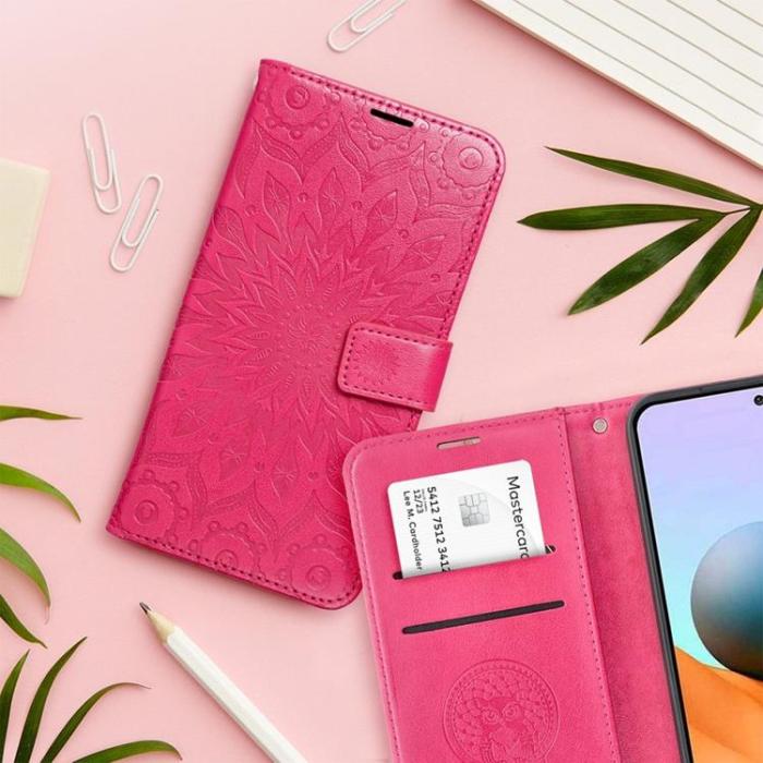 A-One Brand - Xiaomi Redmi Note 12 5G Plånboksfodral Mezzo - Magenta