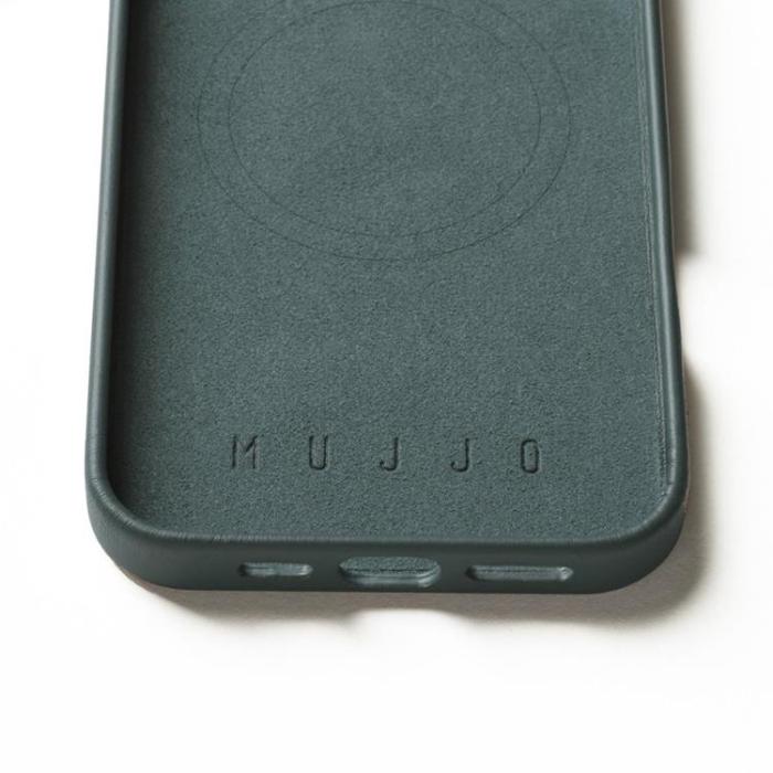 Mujjo - Mujjo iPhone 16 Pro Max Mobilskal MagSafe Läder - Livid Grön