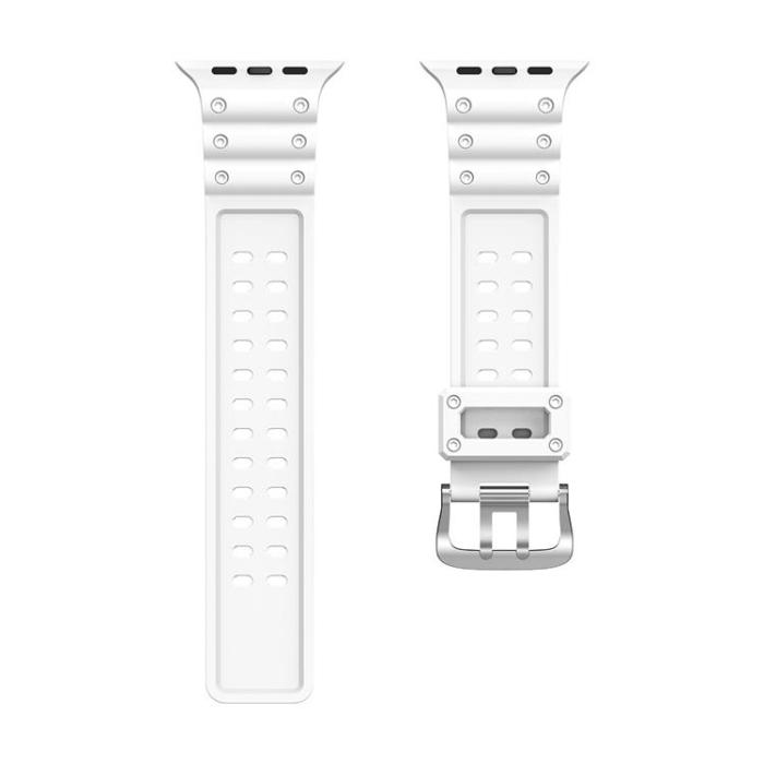 A-One Brand - Apple Watch Ultra/SE/8/7/6 (41/42/38mm) Armband - Vit