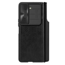 Nillkin - Nillkin Galaxy Z Fold 5 Plånboksfodral QinPro Läder - Svart