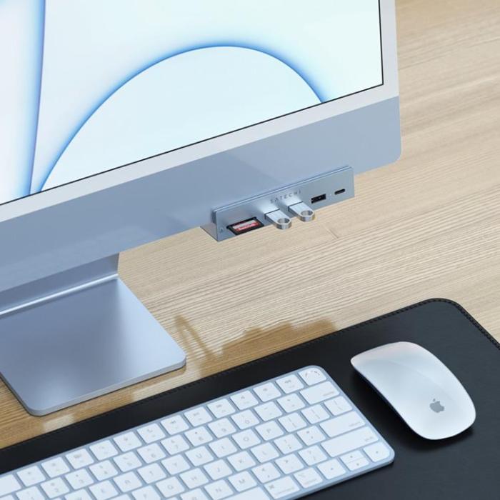 Satechi - Satechi USB-C Clamp Hub För iMac 24-tum (2021) - Blå
