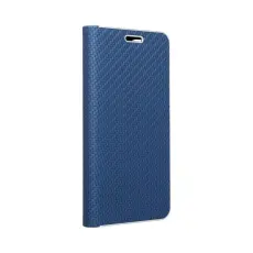 OEM - Galaxy S21 FE Plånboksfodral Forcell Luna Carbon - Blå