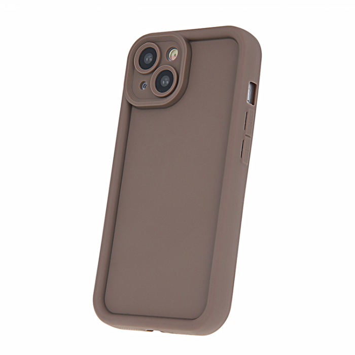 A-One Brand - iPhone 11 Mobilskal Rim TPU - Brun