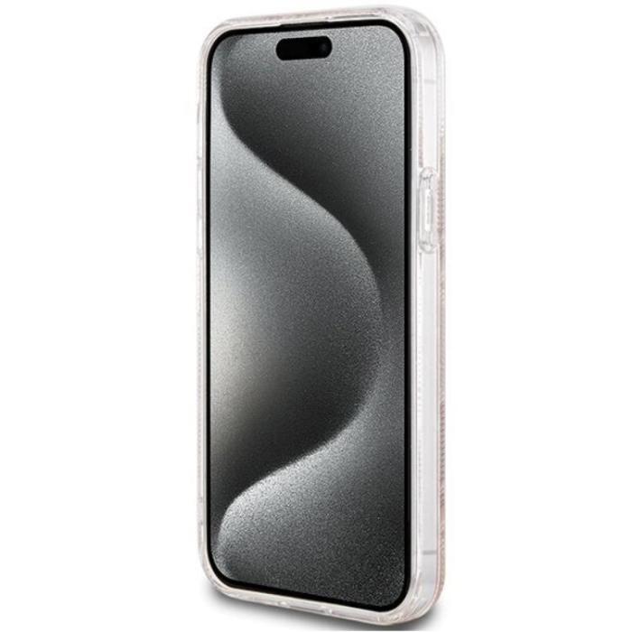 Guess - Guess iPhone 15/14 Plus Mobilskal Magsafe IML GCube - Brun