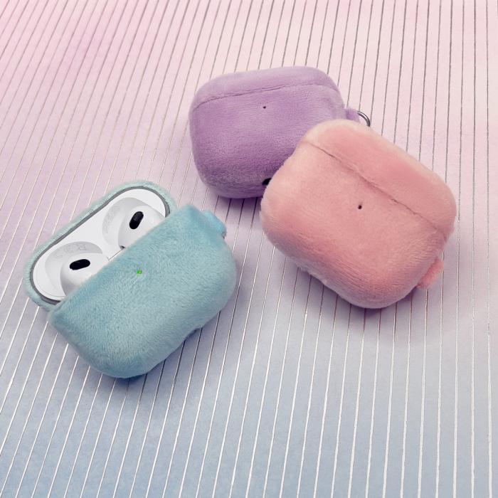 Kingxbar - Kingxbar Plush Pods Skal AirPods 3 - Blå