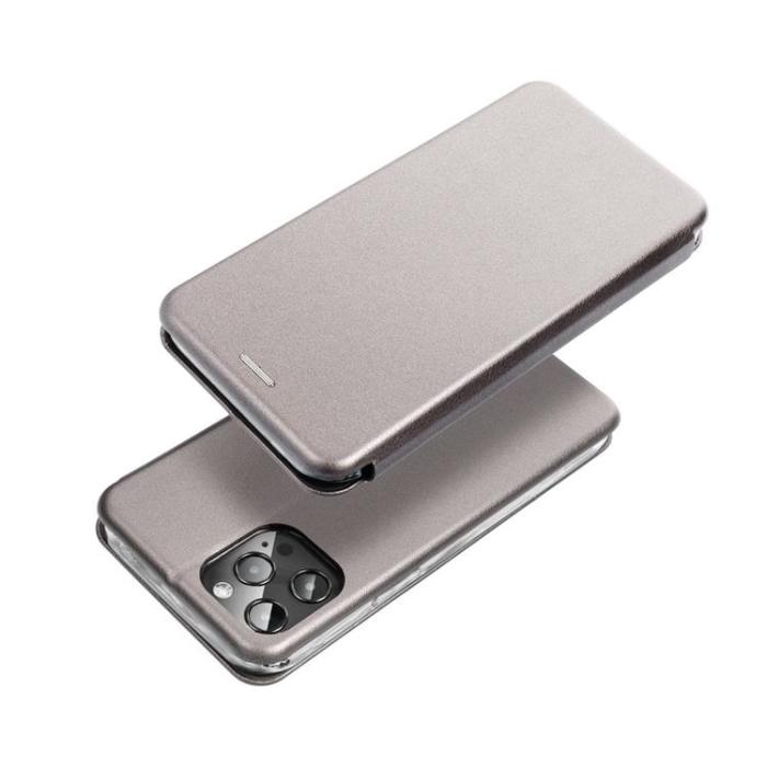 A-One Brand - iPhone 15 Pro Max Plånboksfodral Elegance - Grå