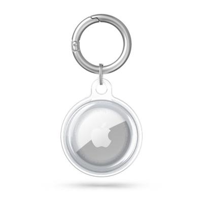 Airtag hÃ¥llare med nyckelring - Transparent