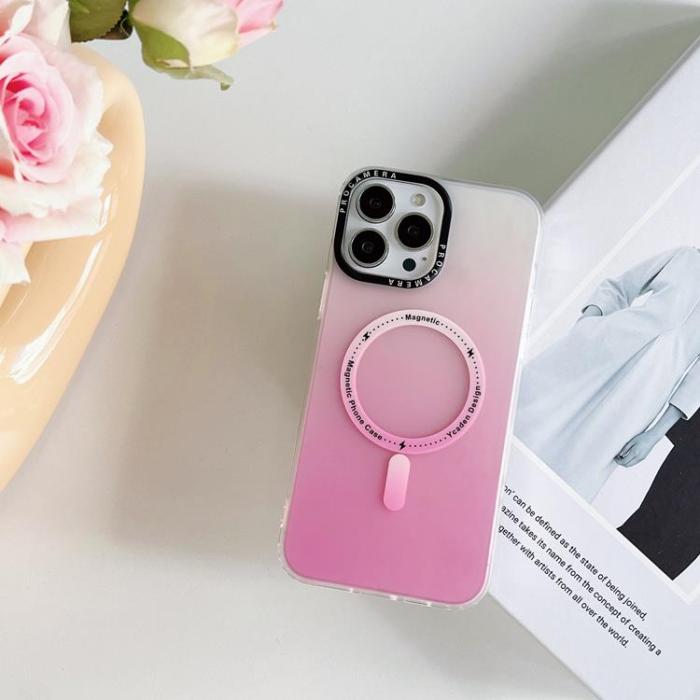 OEM - iPhone 11 Mobilskal Magsafe Gradient - Rosa