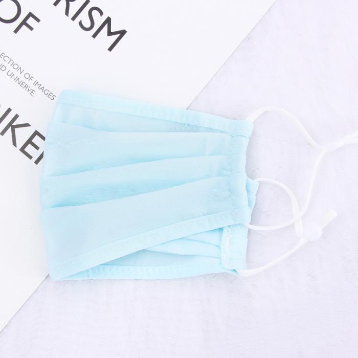 A-One Brand - Silk Tvättbar mask – Munskydd Skyddsmask Blå