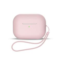 A-One Brand - AirPods 3 Skal Silikon med Handledsrem - Rosa