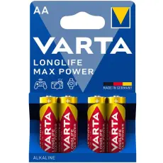 VARTA - Varta 4-pack Longlife Max Power AA / LR6 Batteri