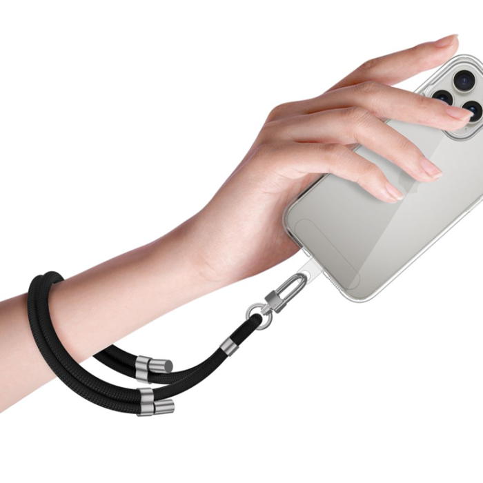 Tech-Protect - Tech-Protect Mobilrem Wrist C4S - Svart/Silver