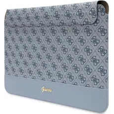 Guess - Guess Datorfodral 14" Stripe Metall Logo - Blå