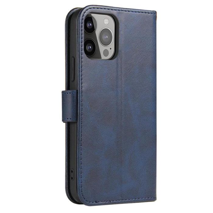 OEM - iPhone 14 Pro Plånboksfodral Elegant Magnet - Blå