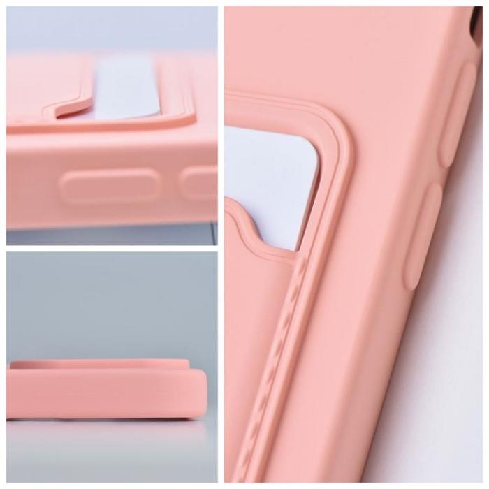 A-One Brand - iPhone 16 Plus Mobilskal Korthållare - Rosa