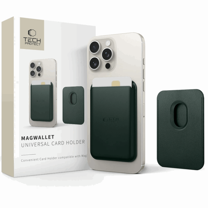 Tech-Protect - Tech-Protect Universal Magsafe Korthållare Magnetic - Khaki