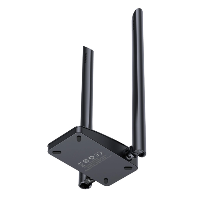 BASEUS - Baseus USB Nätverkskort 1300 Mb/s FastJoy - Svart