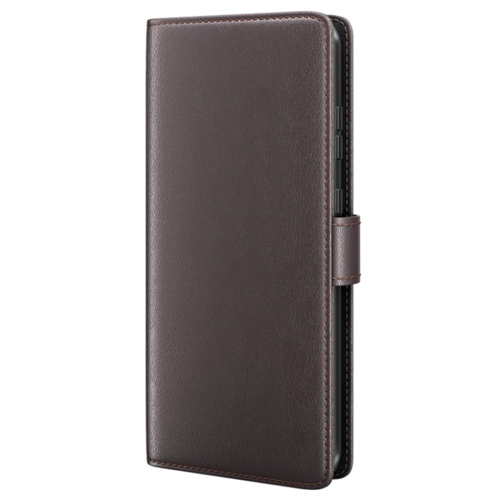 A-One Brand - Sony Xperia 1 V Plånboksfodral Äkta Läder Flip - Brun