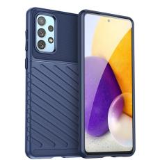OEM - Galaxy A73 Thunder Flexible Skal - Blå