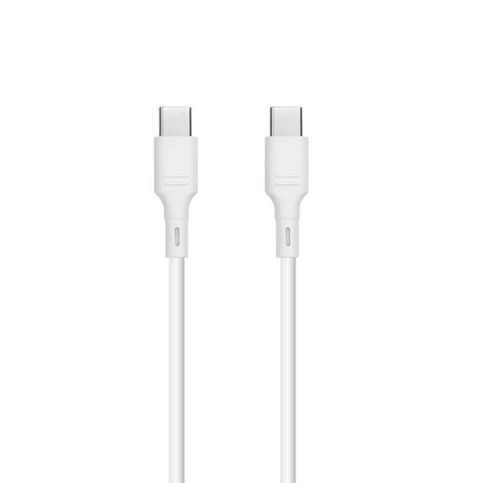 Blue Star - Blue Star USB-C till USB-C kabel 1m 60W - Vit