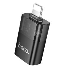 Hoco - Hoco USB-A Till Lightning Adapter UA36 - Svart