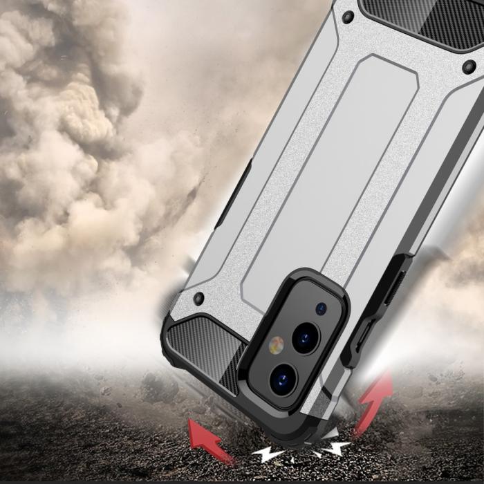 A-One Brand - Hybrid Armor Mobilskal till Oneplus 9 - Svart