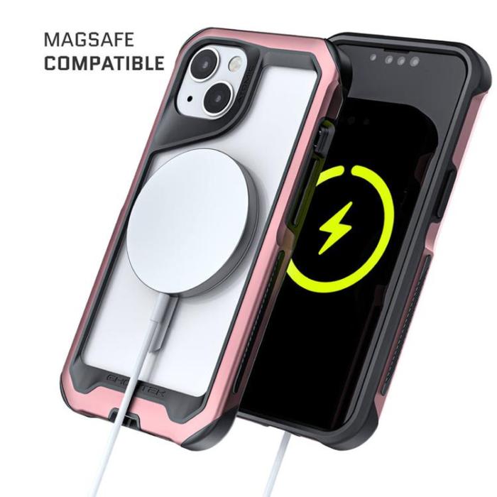 Ghostek - Ghostek MagSafe Atomic Slim Skal iPhone 13 - Rosa