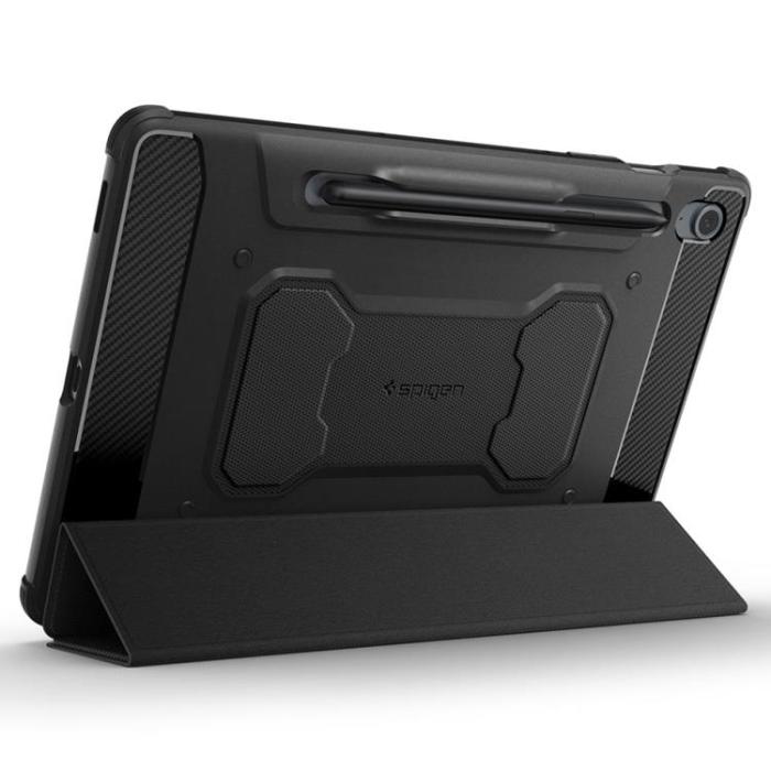 Spigen - Spigen Galaxy Tab S9 FE Fodral Rugged Armor Pro - Svart