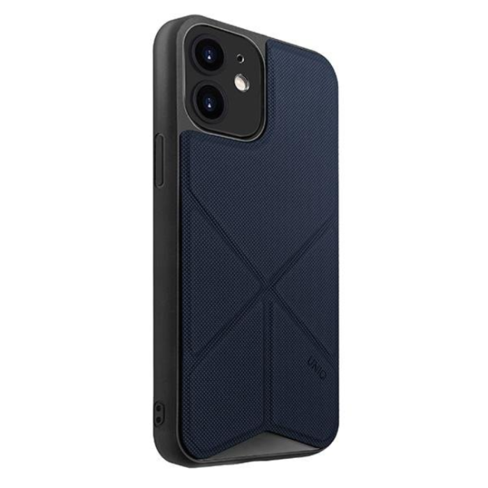 UNIQ - UNIQ iPhone 12 Mini Mobilskal Transforma - Blå