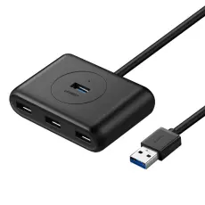 Ugreen - UGreen USB 3.0 Gen 1 HUB 4x USB Svart