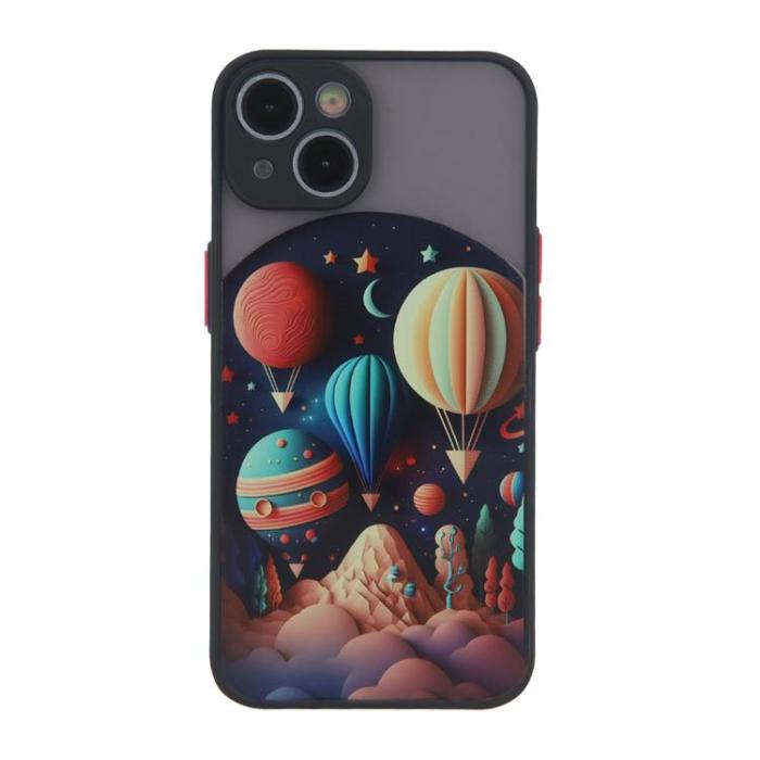 OEM - iPhone 13 Mobilskal Ultra Trendy Travel - Svart