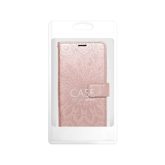A-One Brand - Xiaomi Redmi 14C Plånboksfodral Mezzo - Mandala Rosa/Guld
