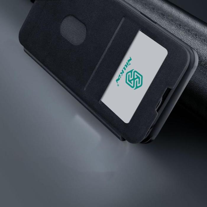 Nillkin - Nillkin iPhone 14 Pro Plånboksfodral Qin Cloth Pro - Blå