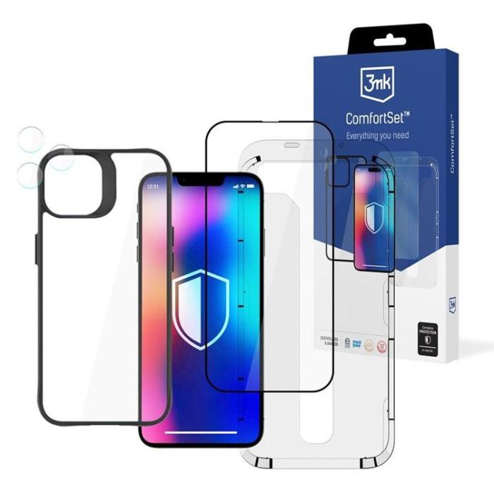 3MK - 3MK [4 PACK] iPhone 13 Pro Skyddspaket Comfort Set