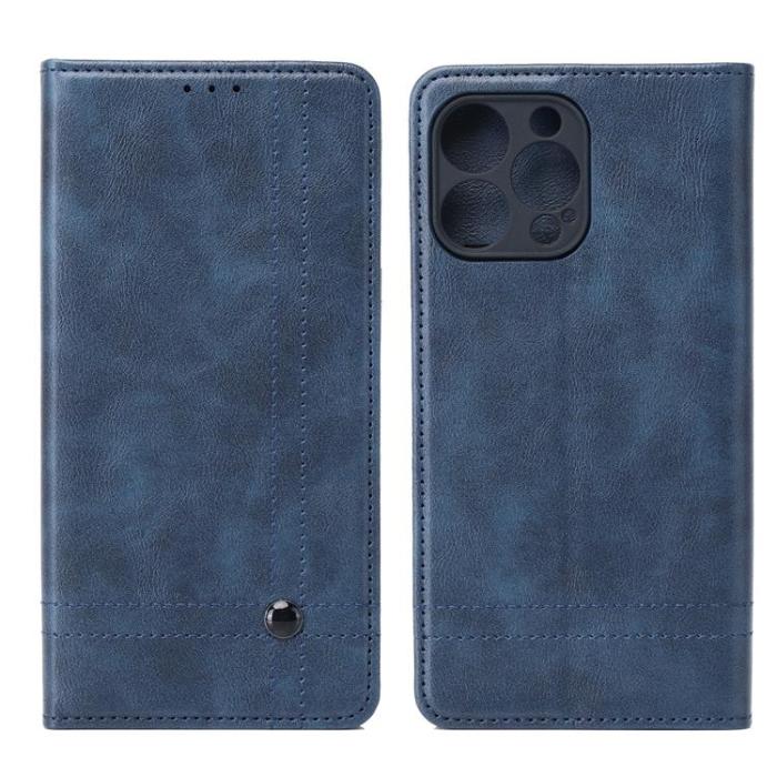 A-One Brand - Galaxy A15 5G/4G Plånboksfodral Smart Seam - Marinblå