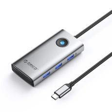 ORICO - Orico Hubb 3xUSB-A 3.0 1xUSB-C 2.0 1xHDMI - Grå