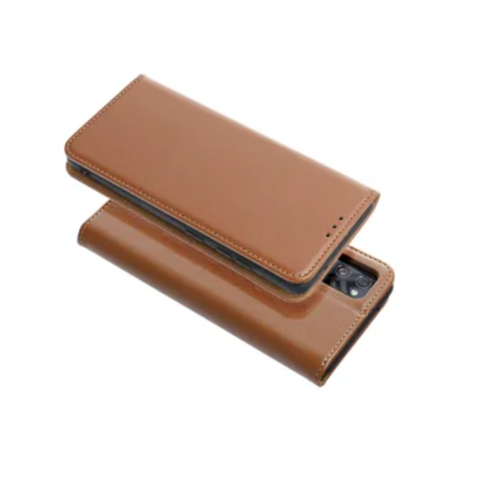 A-One Brand - iPhone 16 Plånboksfodral Smart Pro Läder - Brun