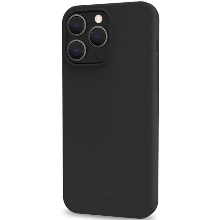 Celly - Celly iPhone 16 Pro Max Mobilskal Cromo Soft Rubber - Svart